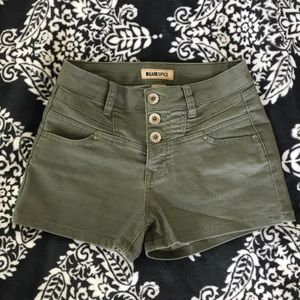 High waisted shorts